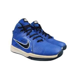 Nike Shoes Kids 5 Sneakers Team Hustle D Athletic Basketball Trainer Blue Hi Top